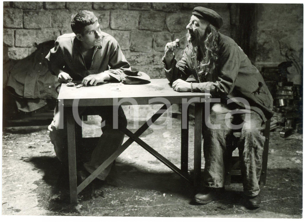 1984 FRANCE THEATRE "La Tour d'amour" - Jacques GAMBLIN André LACOMBE (1) Foto Fotografia originale, con didascalia al verso. GOOD/buono  Formato: 18x13 cm originale e autentica 1