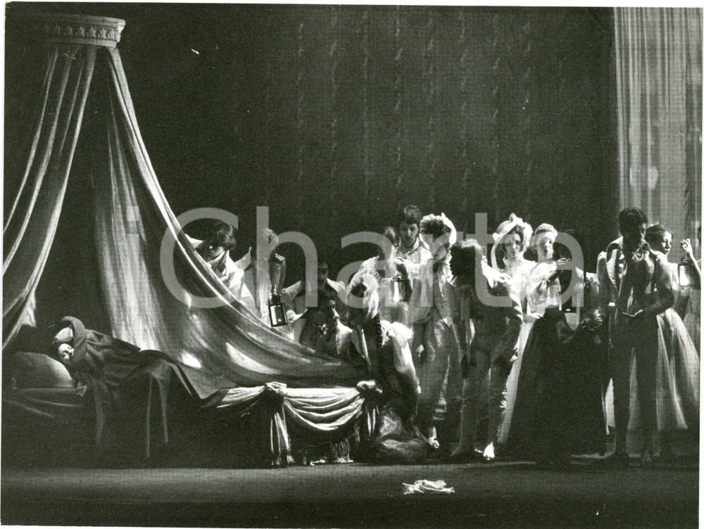 1979 SPOLETO Festival dei Due Mondi - "La sonnambula" di V. BELLINI - Foto  Fotografia originale, con timbro al verso. GOOD/buono  Formato: 24x18 cm originale e autentica 1