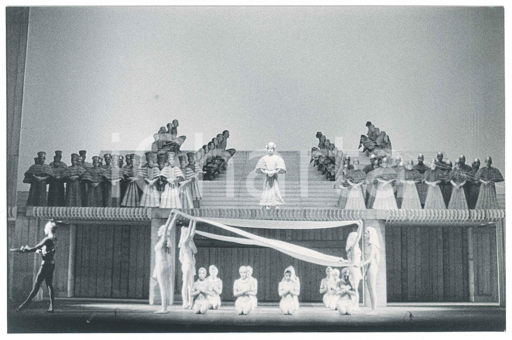 1980 HAMBURG Staatsoper - LIRICA - "Aida" -di Giuseppe VERDI - Foto  Fotografia originale, con didascalia al verso. GOOD/buono  Formato: 24x17 cm originale e autentica 1