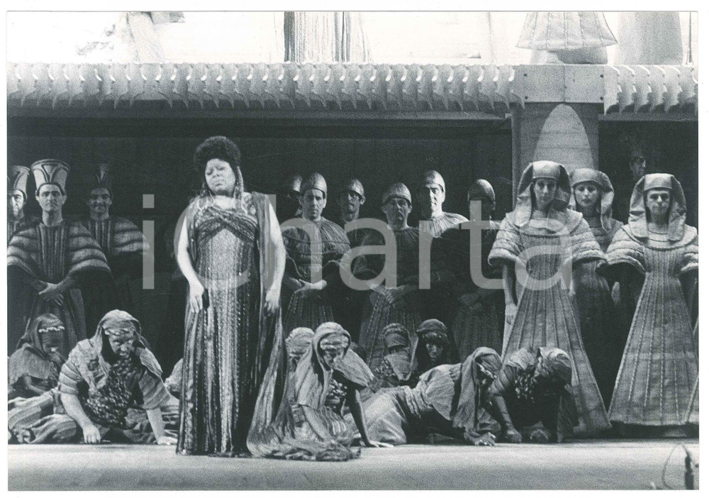 1980 HAMBURG Staatsoper - LIRICA - Martina ARROYO in "Aida" - Foto  Fotografia originale, con didascalia al verso. GOOD/buono  Formato: 24x17 cm originale e autentica 1