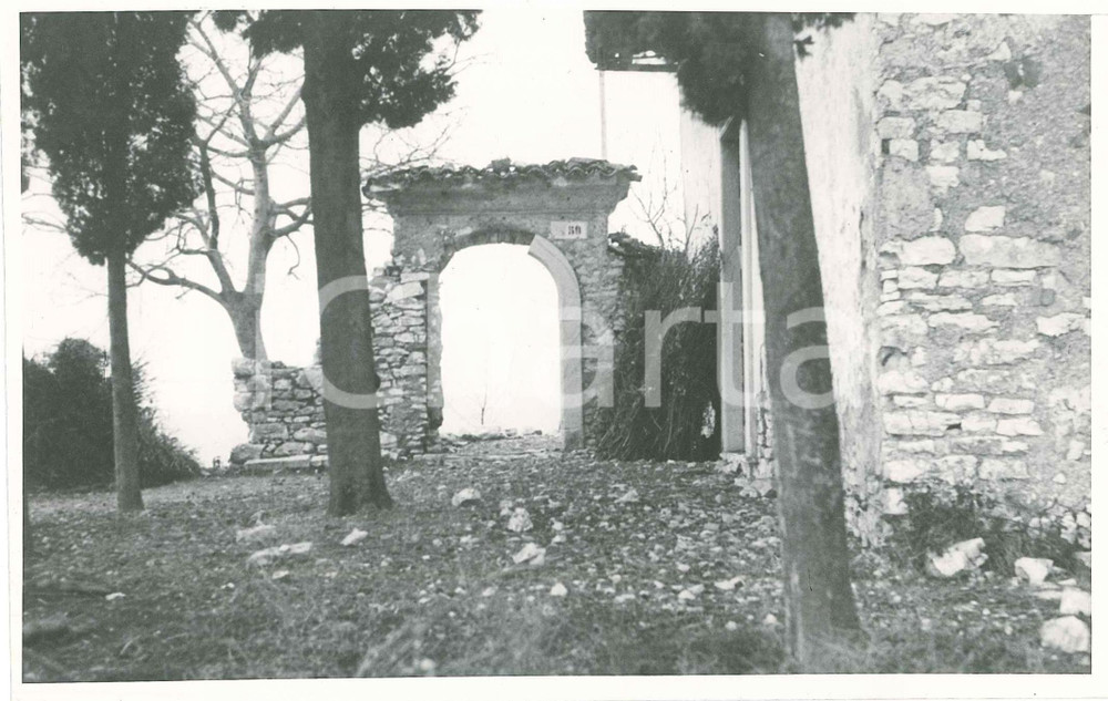 1940 ca Area di BRESCIA - Rovine - Foto ARTISTICA 18x13 cm  Fotografia d'epoca. FAIR/discreto increspature al lato sinistro Formato: 18x13 cm originale e autentica 1