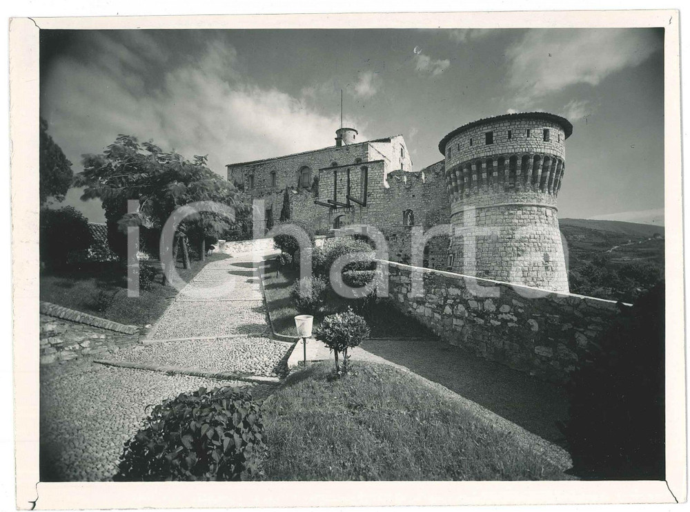 1951 Castello di BRESCIA - La Rocca - Veduta - Foto 18x13 cm  Fotografia originale, con didascalia al verso.FOTOGRAFO: F. Micheletti - Brescia GOOD/buono  Formato: 18x13 cm originale e autentica 1