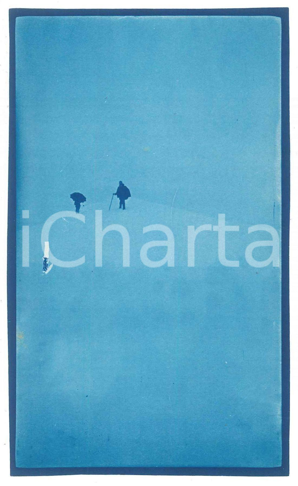 1905 ca VALTELLINA (?) Alpinista Vittorio RONCHETTI nella neve - Foto 14x8 (2) Fotografia d'epoca.FOTOGRAFO: Dr. Vittorio Ronchetti - Milano FAIR/discreto Lievi smussature agli angoli Formato: 14x8 originale e autentica 1