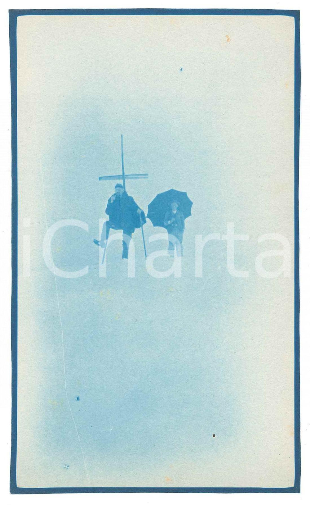1905 ca VALTELLINA (?) Alpinista Vittorio RONCHETTI nella neve - Foto 14x8 (1) Fotografia d'epoca.FOTOGRAFO: Dr. Vittorio Ronchetti - Milano FAIR/discreto Lievi smussature agli angoli Formato: 14x8 originale e autentica 1