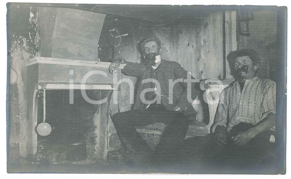 1905 ca MONTE ROSA Capanna Regina Margherita (?) Vittorio RONCHETTI - Foto Fotografia d'epoca.FOTOGRAFO: Dr. Vittorio Ronchetti - Milano FAIR/discreto Lievi smussature agli angoli Formato: 14x8 originale e autentica 1