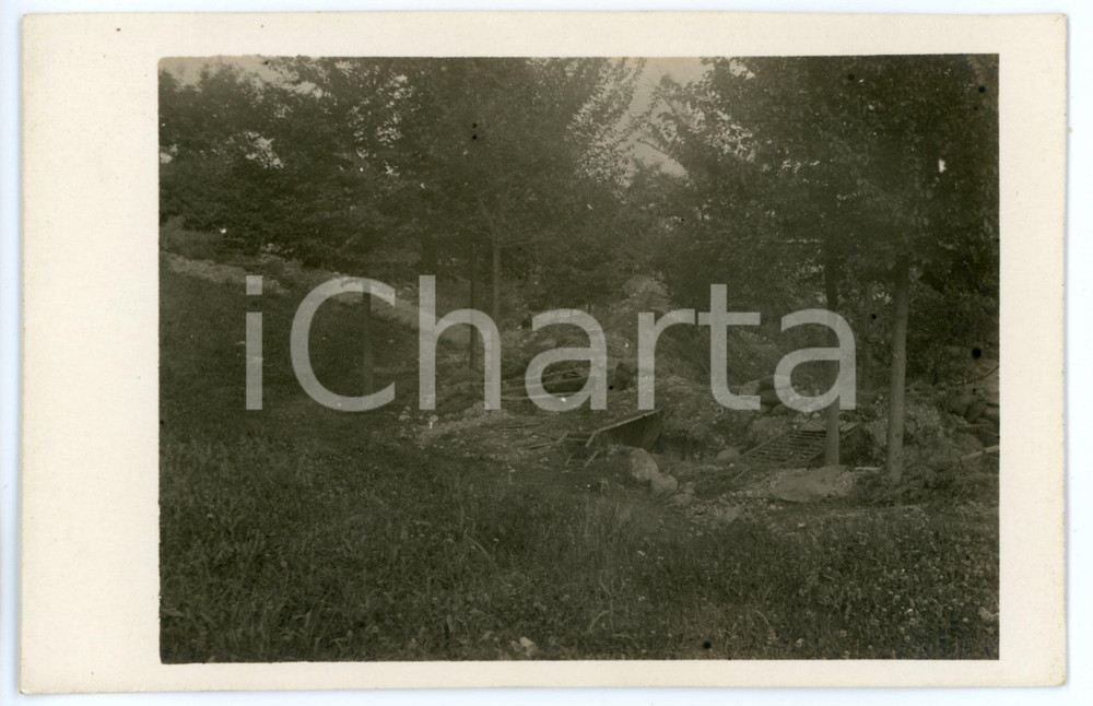 1915 ca WW1 - ALTOPIANO DI ASIAGO Trinceramento austriaco - Foto 13x8 cm Fotografia d'epoca in formato cartolina postale. CONDIZIONI: GOODFORMATO: 13x8 cm    originale e autentica 1