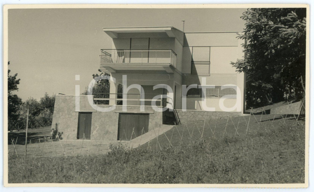 1953 MONTE PORZIO CATONE (RM) Il Castagneto - Veduta edificio - Foto 14x9 cm  Fotografia d'epoca, in formato cartolina postale, viaggiata.CONDIZIONI: GFORMATO: 14x9 cm    originale e autentica 1