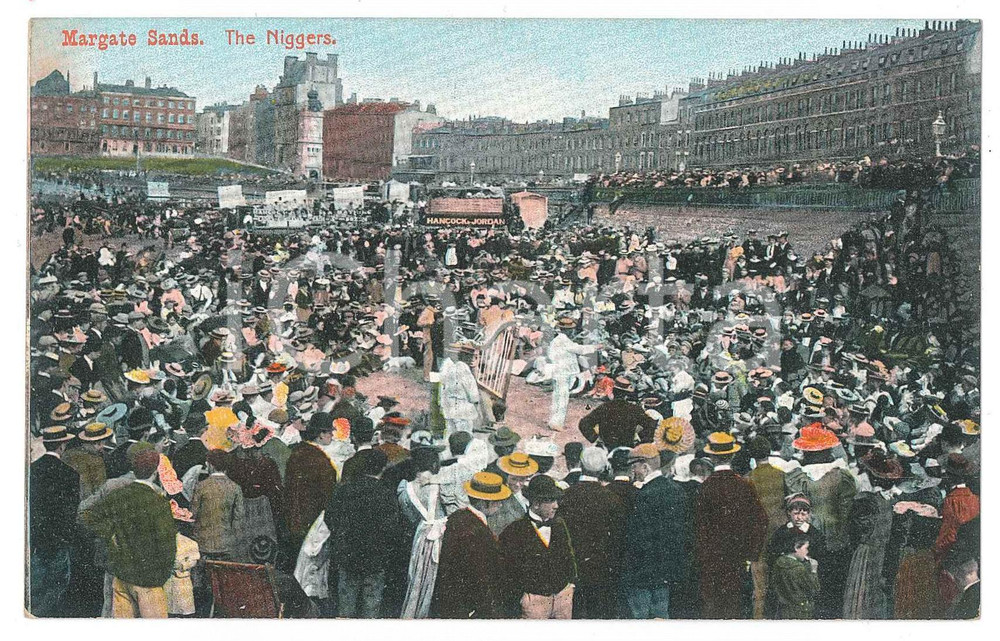1910 ca MARGATE SANDS - UK The niggers - Postcard FP NV Cartolina d'epoca, non viaggiata. FAIR/discreto Lievi smussature agli angoli Formato: FP originale e autentica 1