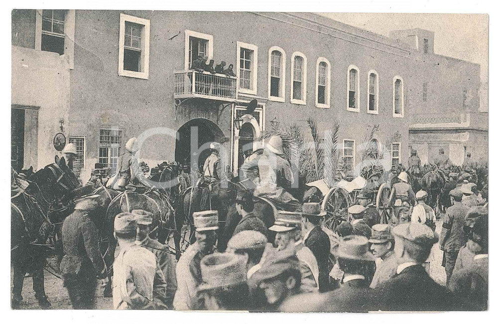 1912 GUERRA ITALO TURCA - TRIPOLI Cannoni della battaglia di AIN-ZARA Cartolina Cartolina d'epoca, non viaggiata. FAIR/discreto Lievi smussature agli angoli Formato: FP originale e autentica 1