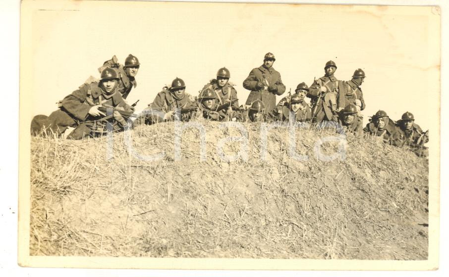 1935 ca CINA TIENTSIN Leoni di SAN MARCO - Esercitazioni all'arsenale (5) Foto Fotografia d'epoca.CONDIZIONI: GFORMATO: 11x7 cm    originale e autentica 1