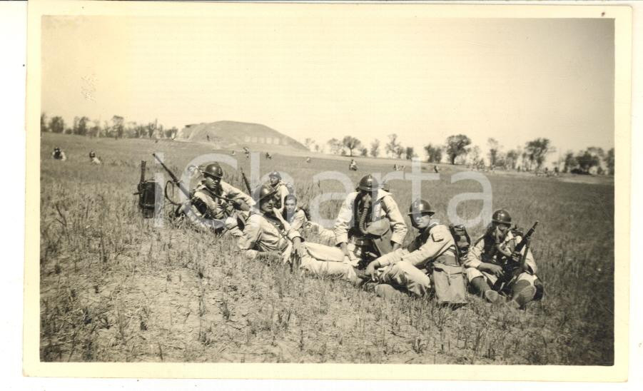 1935 ca CINA TIENTSIN Leoni di SAN MARCO - Esercitazioni all'arsenale (9) Foto Fotografia d'epoca.CONDIZIONI: GFORMATO: 11x7 cm    originale e autentica 1