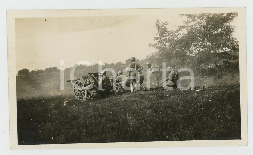 1935 ca CINA TIENTSIN Leoni di SAN MARCO - Campo di tiro *Foto Fotografia d'epoca. FAIR/discreto Lievi smussature angolari Formato: 11x6 originale e autentica 1