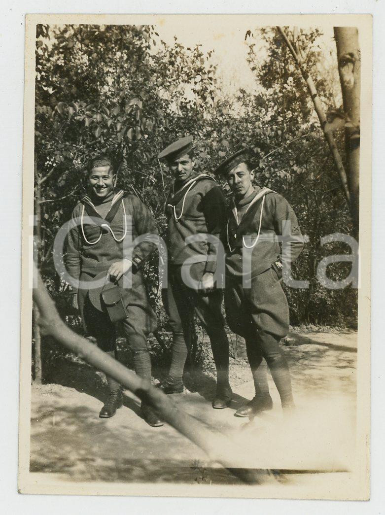 1935 ca CINA TIENTSIN Leoni di SAN MARCO - Libera uscita (3) *Foto Fotografia d'epoca. GOOD/buono Lievi smussature angolari Formato: 9x6 originale e autentica 1