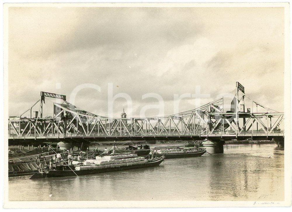 1935 ca CHINA - SHANGHAI Suzhou Creek (?) Generale view - Foto 8x5 cm (1) Fotografia d'epoca. GOOD/buono  Formato: 8x5 cm originale e autentica 1