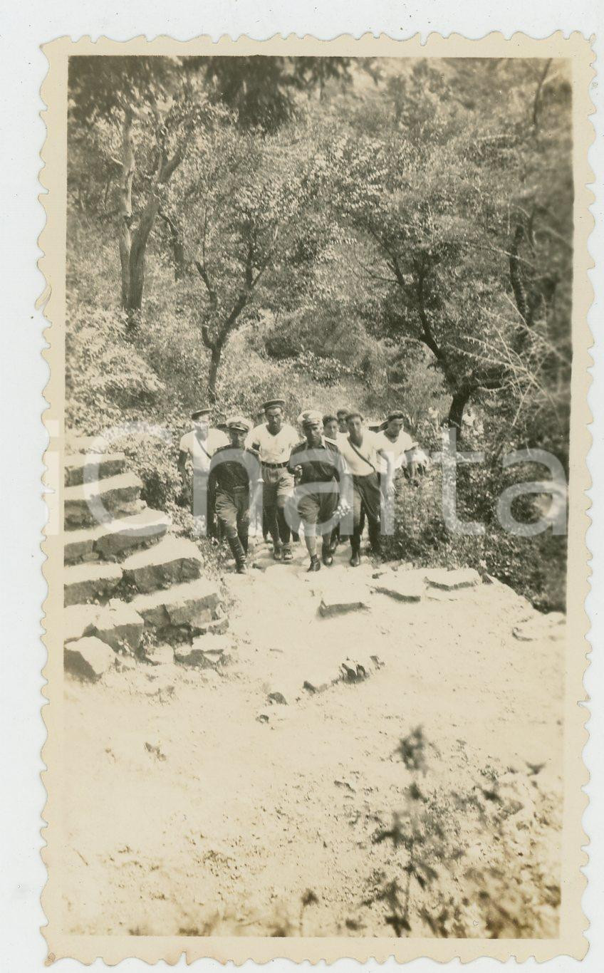 1935 ca CINA TIENTSIN Leoni di SAN MARCO - Escursione (2) *Foto Fotografia d'epoca. GOOD/buono Lieve smussatura all'angolo inferiore sinistro Formato: 11x6 originale e autentica 1