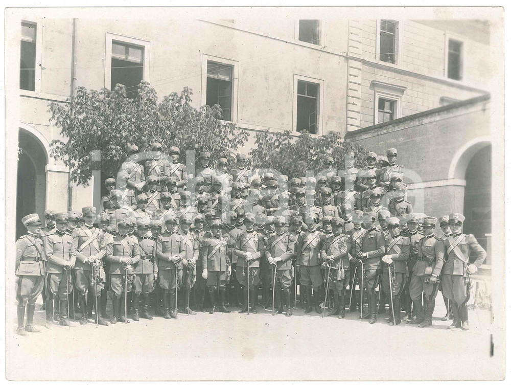 Fotografia d epoca originale 1929 CIVITAVECCHIA Scuola di Guerra  Ufficiali 1° Regg. Radiotelegrafisti Foto 1