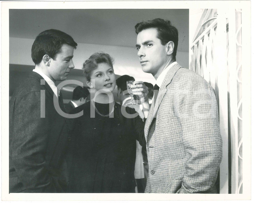 Fotografia d epoca originale 1958 CINEMA Giovani mariti Antonio CIFARIELLO Gérard BLAIN Isabelle COREY Foto 1