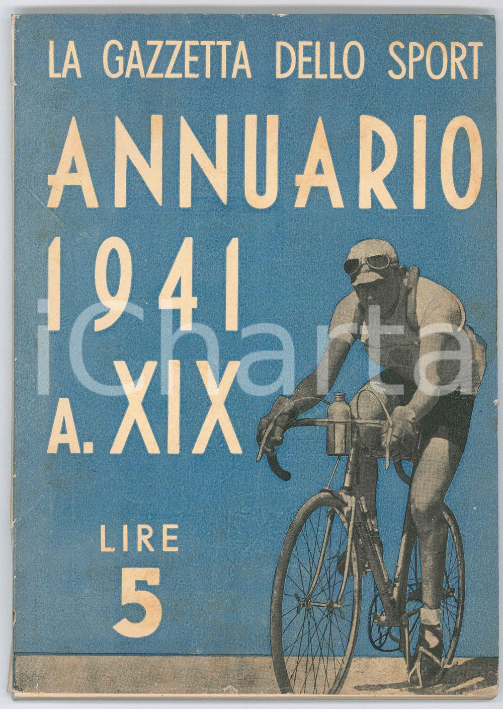 1941 LA GAZZETTA DELLO SPORT Annuario ILLUSTRATO Pubblicazione d'epoca, illustrata. POOR/danneggiato Parziale distacco della copertina dalla legatura. Formato: 17x25 cm originale e autentica 1