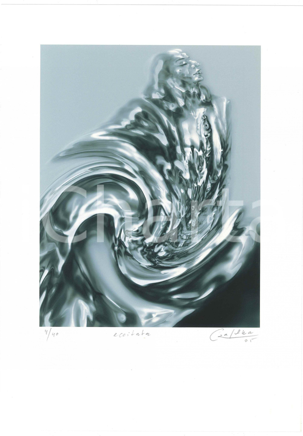 2005 Jurgen CZASCHKA - Eccitata - SIGNED colour print nÂ° 4/40 Stampa a colori a tiratura limitata, numerata (4/40) e firmata in originale dall'illustratore e incisore J&uuml;rgen Czaschka.FORMATO: 21x30 cmCONDIZIONI: GFORMATO: 21x30 cmCONDIZIONE: GOOD/buono    originale e autentica 1