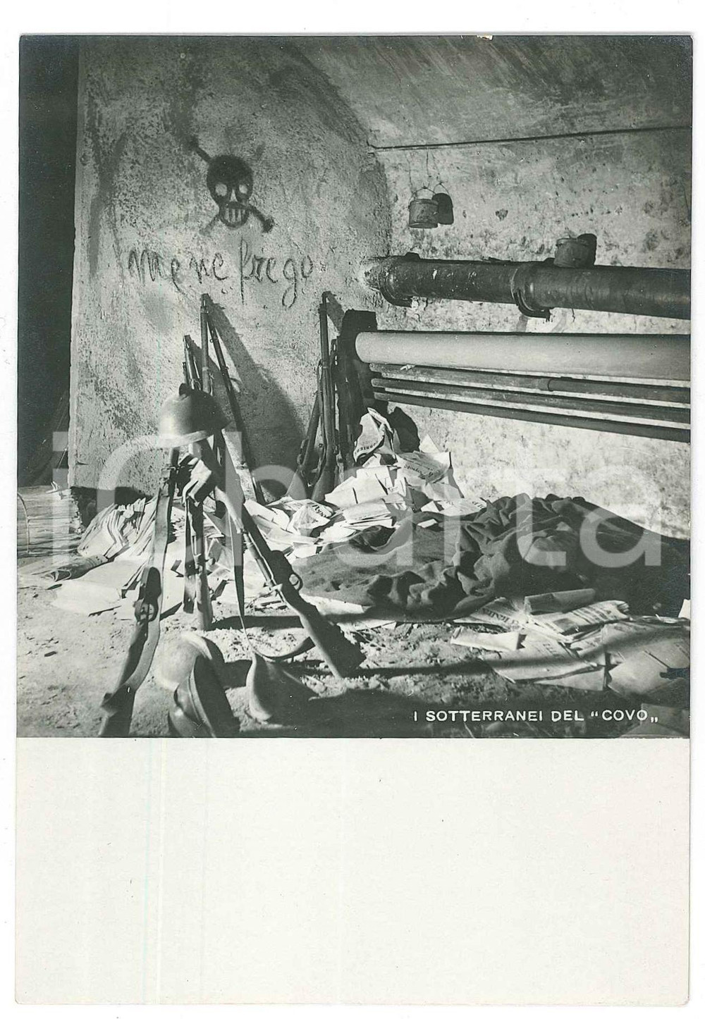 1930 MILANO Il Covo di Via Paolo da Cannobio - Sotterranei - Cartolina FG NV Cartolina d'epoca.EDITORE: Scuola di Mistica Fascista Sandro Italico Mussolini - Milano   GOOD/buono  Formato: FG originale e autentica 1