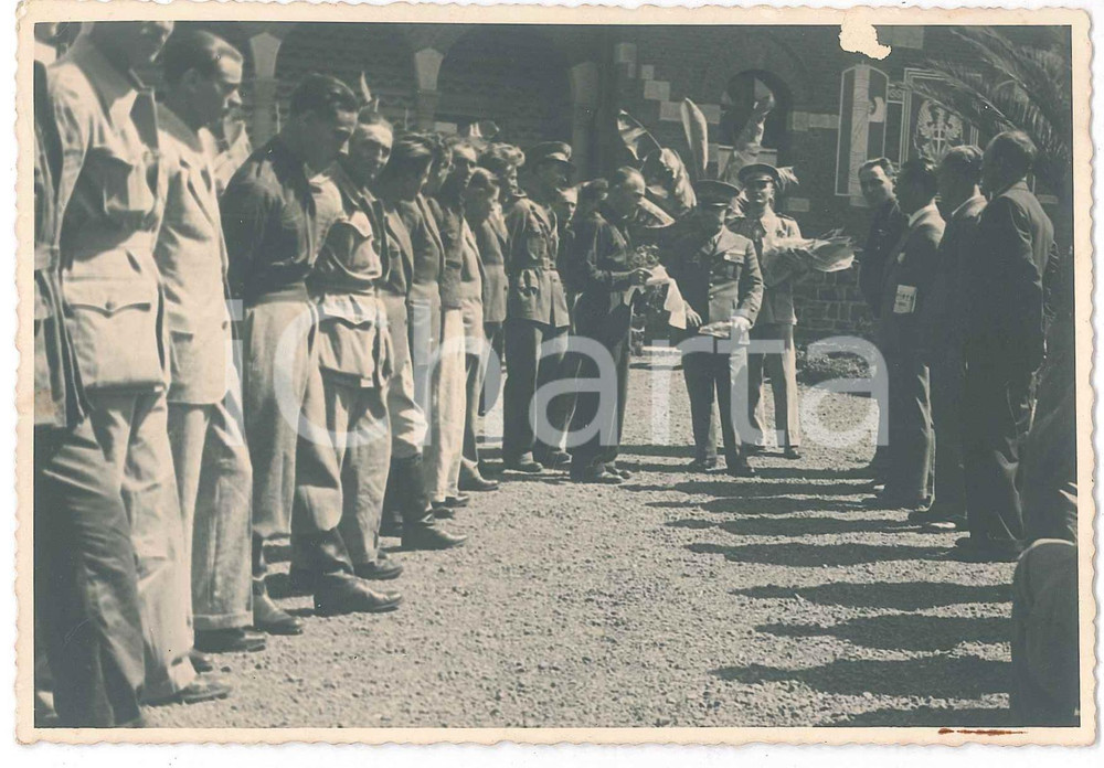 Fotografia d epoca originale 1935 ca A.O.I. ASMARA ERITREA Evento con autorità italiane 2  Foto 15x10 cm 1