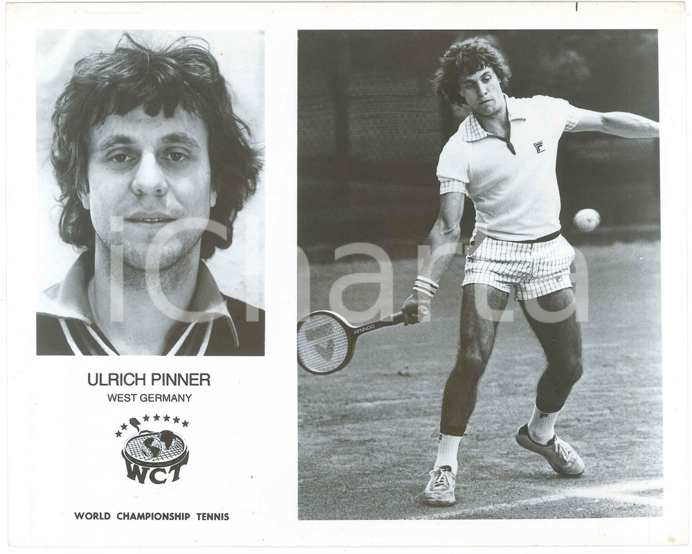 1981 WCT World Championship Tennis - Ulrich PINNER West Germany - Photo 25x20  Fotografia d'epoca. FAIR/discreto Lievi smussature agli angoli Formato: 25x20 originale e autentica 1