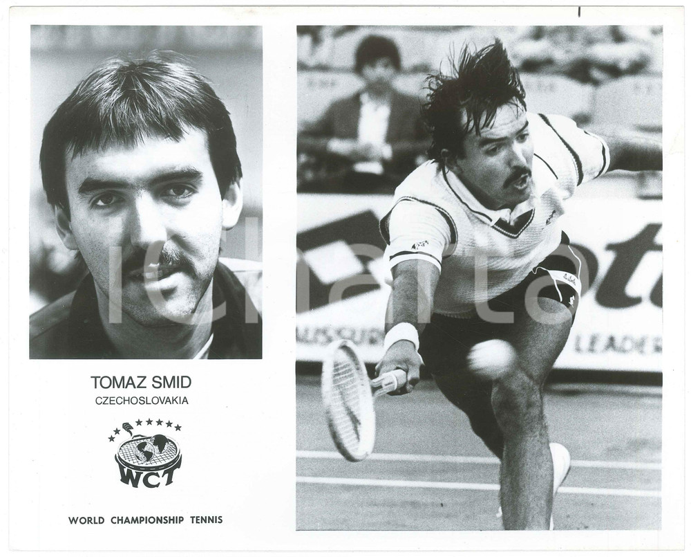 1981 WCT World Championship Tennis - Tomaz SMID Czechoslovakia - Photo 25x20  Fotografia d'epoca. FAIR/discreto Lievi smussature agli angoli Formato: 25x20 originale e autentica 1