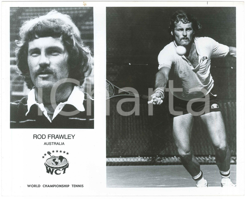 1981 WCT World Championship Tennis - Rod FRAWLEY Australia - Photo 25x20  Fotografia d'epoca. FAIR/discreto Lievi smussature agli angoli Formato: 25x20 originale e autentica 1