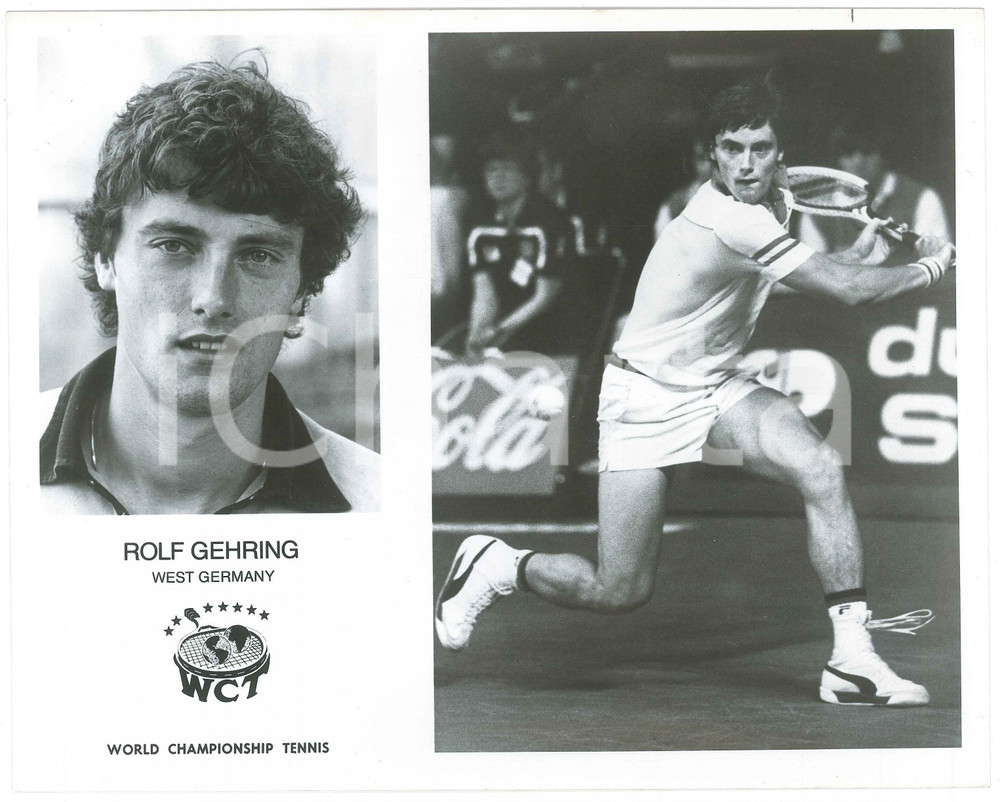 1981 WCT World Championship Tennis - Rolf GEHRING West Germany - Photo 25x20  Fotografia d'epoca. FAIR/discreto Lievi smussature agli angoli Formato: 25x20 originale e autentica 1