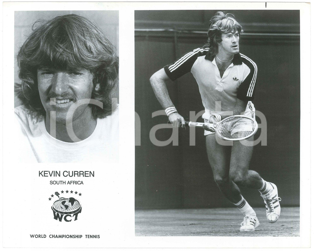 1981 WCT World Championship Tennis - Kevin CURREN South Africa - Photo 25x20  Fotografia d'epoca. FAIR/discreto Lievi smussature agli angoli Formato: 25x20 originale e autentica 1