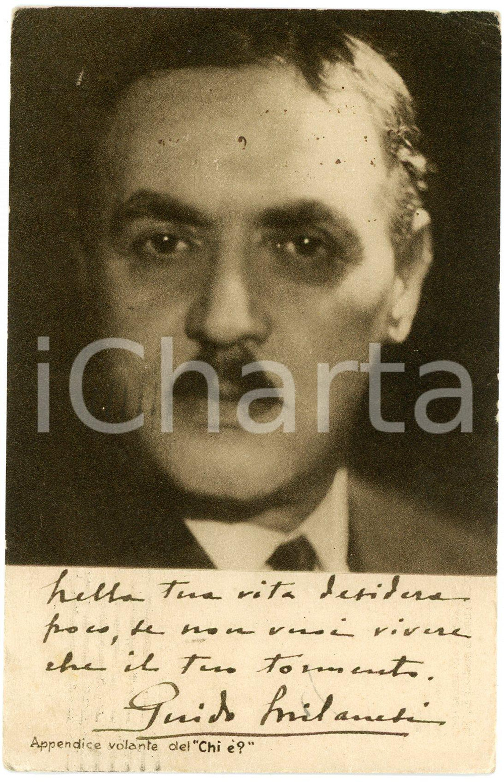 1928 Guido MILANESI - CARTOLINE PARLANTI Ed. FORMIGGINI FP V Cartolina postale d'epoca, viaggiata. FAIR/discreto Evidenti abrasioni e piegature angolari, abrasioni anche al lato superiore Formato: 9x14 cm originale e autentica 1