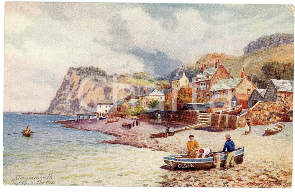 1920 ca Artist H.B. WIMBUSH - TEIGNMOUTH, DEVON - Illustrated Postcard FP NV  Cartolina postale d'epoca, non viaggiata. FAIR/discreto Smussature agli angoli Formato: FP originale e autentica 1