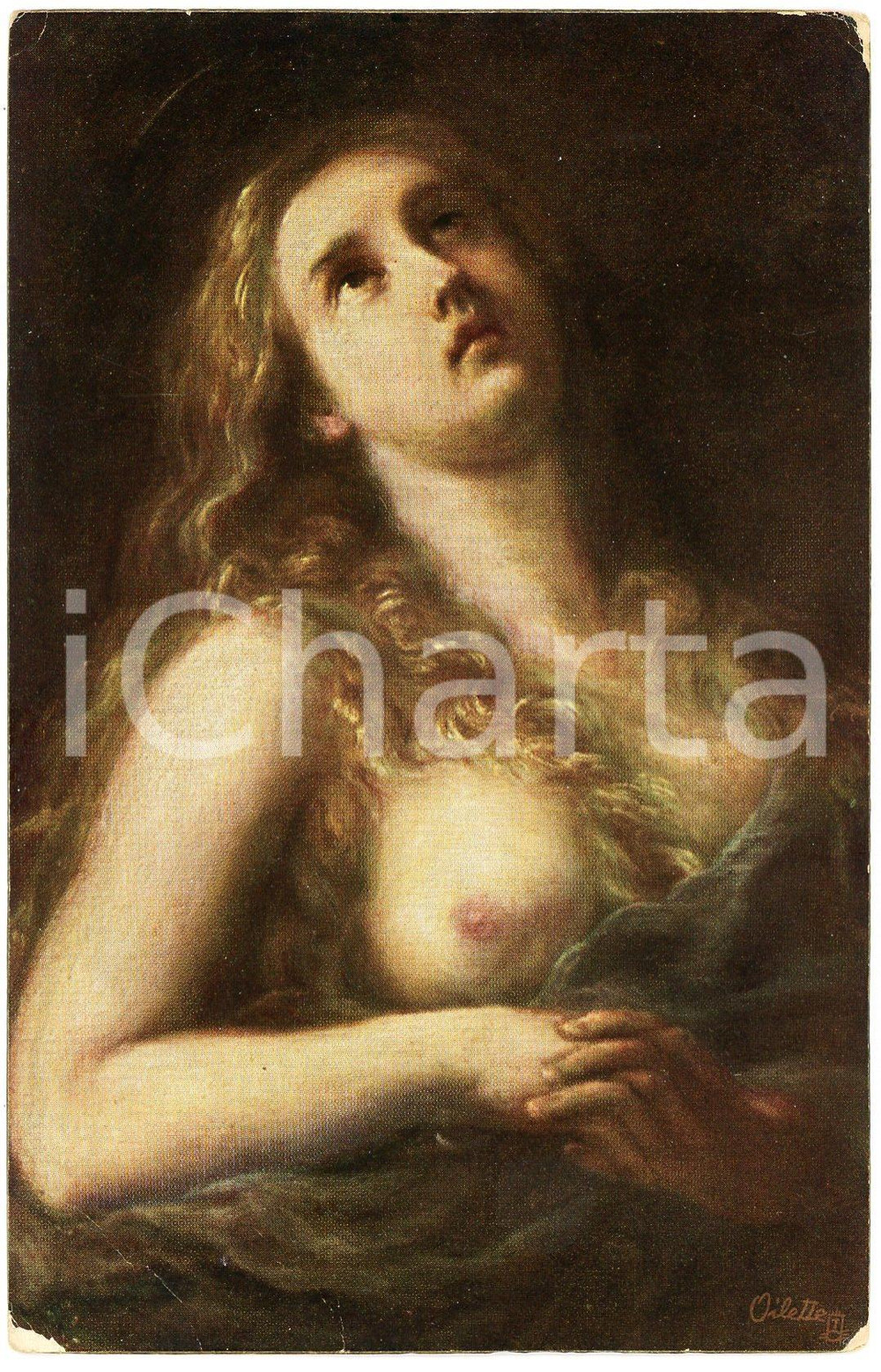 1914 BERLIN Kaiser-Friedrich-Museum - Maria Magdalena - Alter Meister - Postcard  Cartolina postale d'epoca, non viaggiata.EDITORE: Raphael Tuck &amp; Sons FAIR/discreto Smussature e sbrecciature agli angoli Formato: FP originale e autentica 1