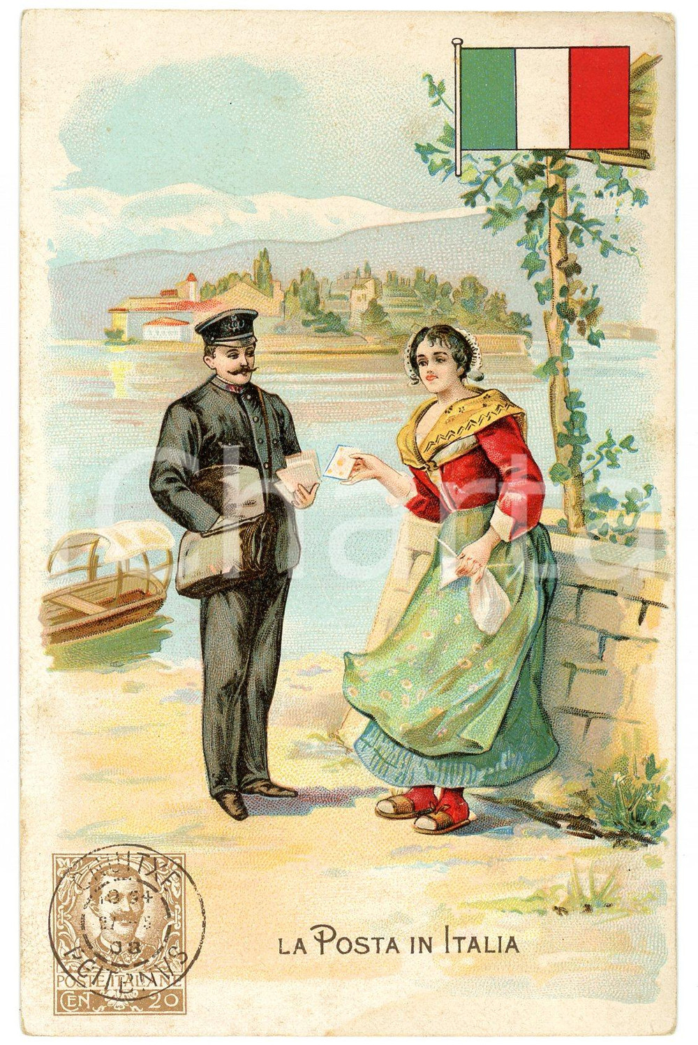 1920 ca MILANO Posta in ITALIA Pubblicità LYSOFORM Achille Brioschi - Cartolina  Cartolina postale d'epoca, non viaggiata. FAIR/discreto Smussature agli angoli Formato: FP originale e autentica 1
