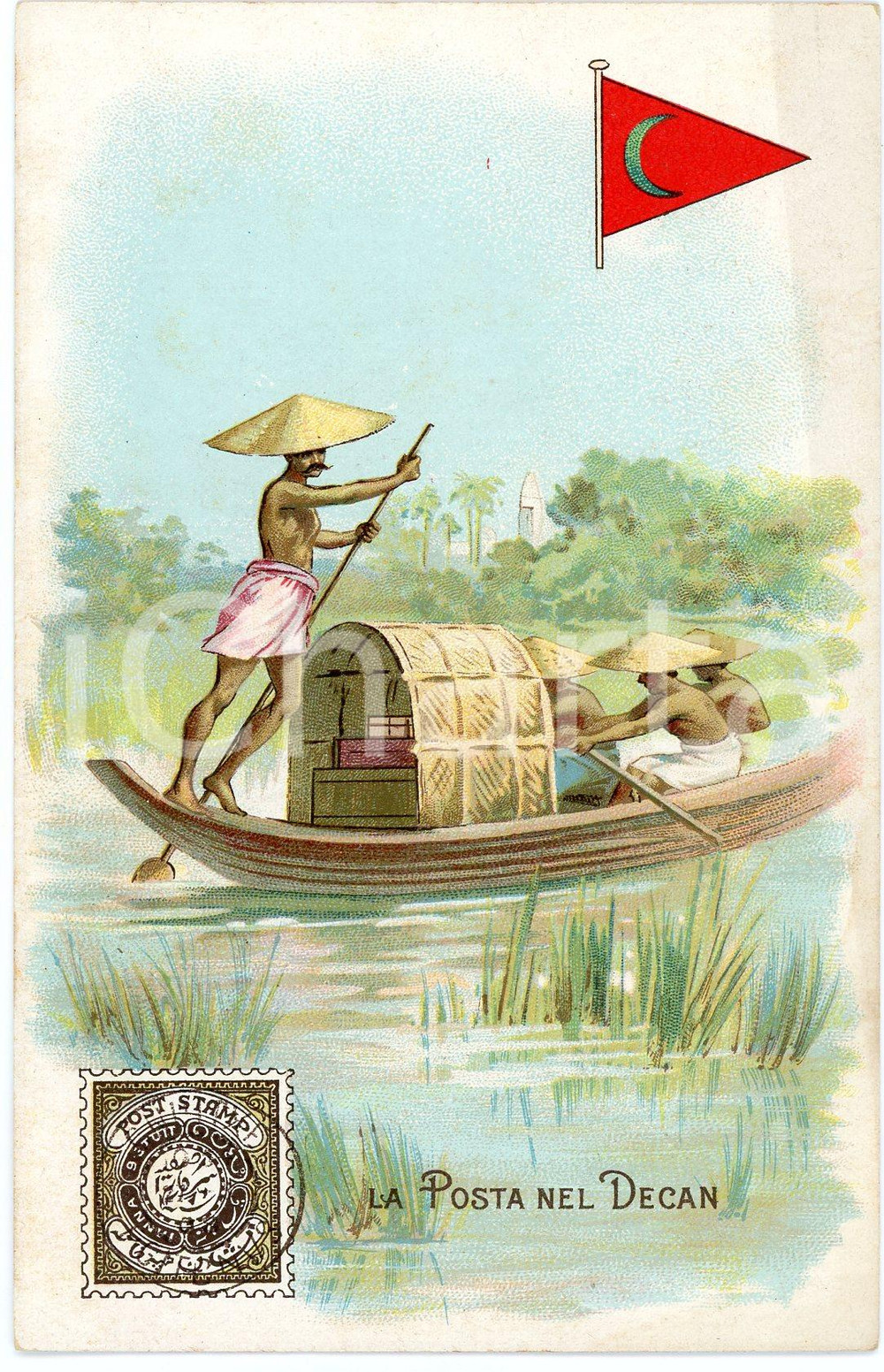 1920 ca MILANO Posta nel DECAN Pubblicità LYSOFORM Achille Brioschi *Cartolina  Cartolina postale d'epoca, non viaggiata. CONDIZIONI:FAIR/discreto Smussature agli angoliFORMATO: FP originale e autentica 1