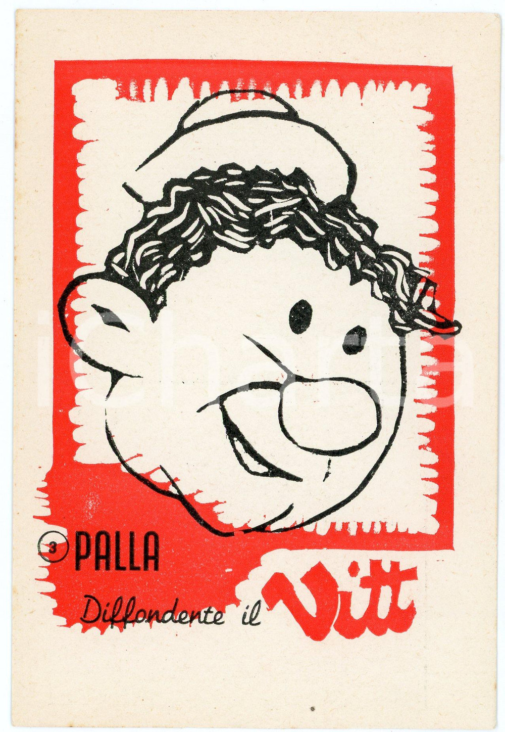 1960 ca IL VITTORIOSO Palla di JACOVITTI Cartolina illustrata FG NV Cartolina postale d'epoca, non viaggiata FAIR/discreto Lievi smussature agli angoli Formato: FG originale e autentica 1