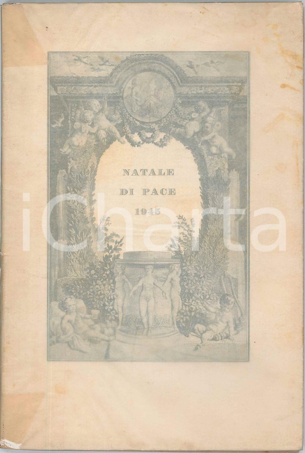 Libro, pubblicazione d epoca 1945 MILANO Libreria Antiquaria HOEPLI  Piccola vendita di Natale  Catalogo 1