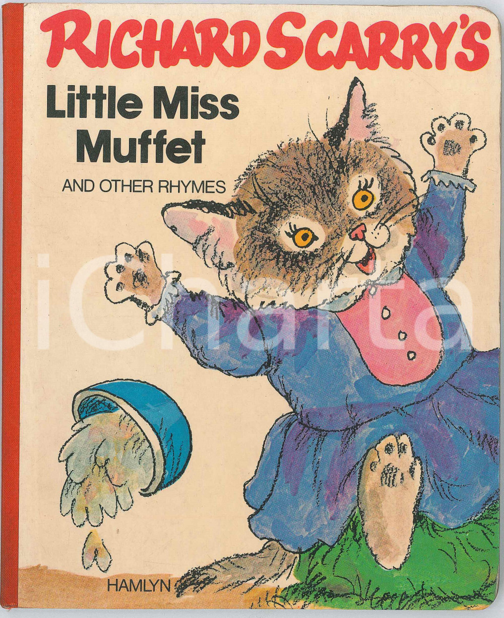 1983 RICHARD SCARRY Little Miss Muffet and other rhymes - Ed. HAMLYN Pubblicazione d'epoca su cartoncino, illustrata. PAGINE: 10 FAIR/discreto Smussature agli angoli Formato: 17x20 cm originale e autentica 1