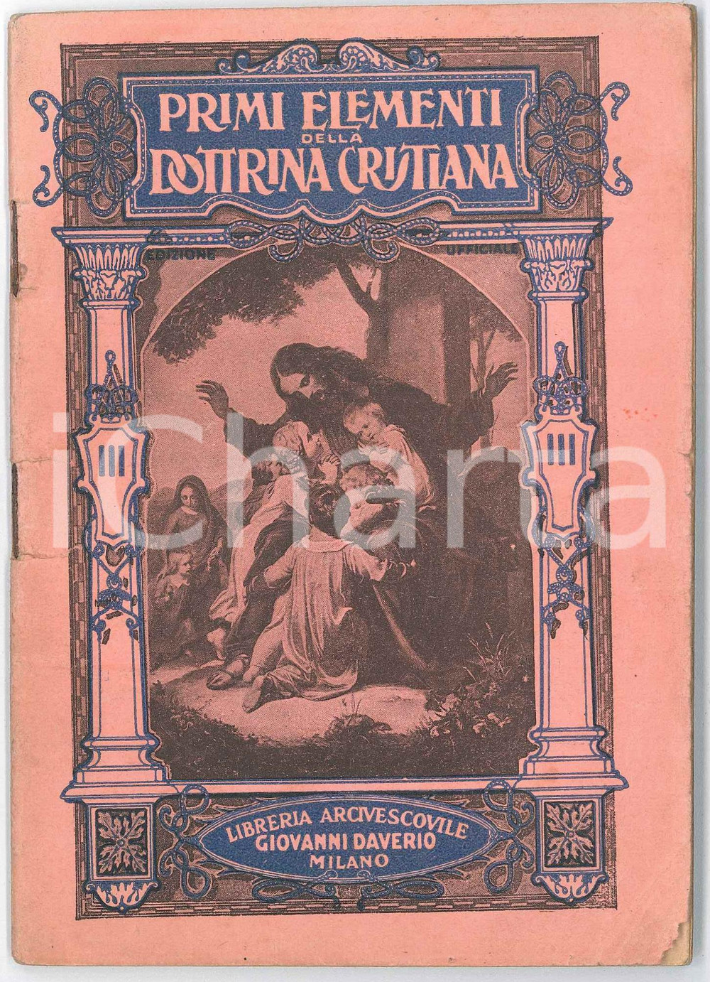1931 Primi elementi della dottrina cristiana  - Milano ed. DAVERIO Pubblicazione d'epoca.PAGINE: 48 FAIR/discreto buone condizioni interne, ma tracce d'uso e minime mancanze in copertina Formato: 12x16 cm originale e autentica 1