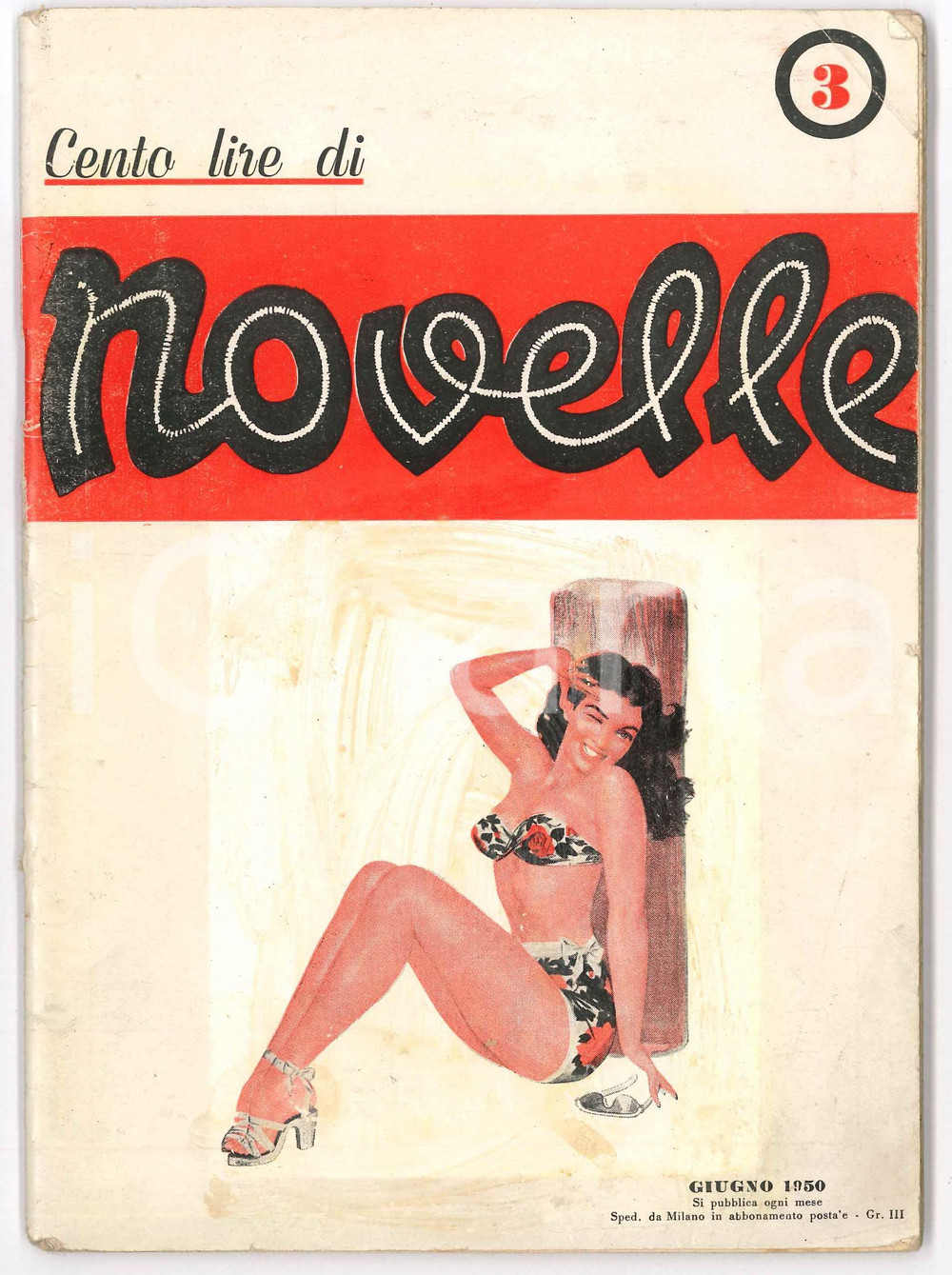 1950 CENTO LIRE DI NOVELLE Angeli negri - DesirÃ¨e Clary - Anno I nÂ°3 Rivista d'epoca.PAGINE: 66 POOR/danneggiato buone condizioni interne, ma gualciture angolari e copertina danneggiata da residui di colla Formato: 15x21 cm originale e autentica 1