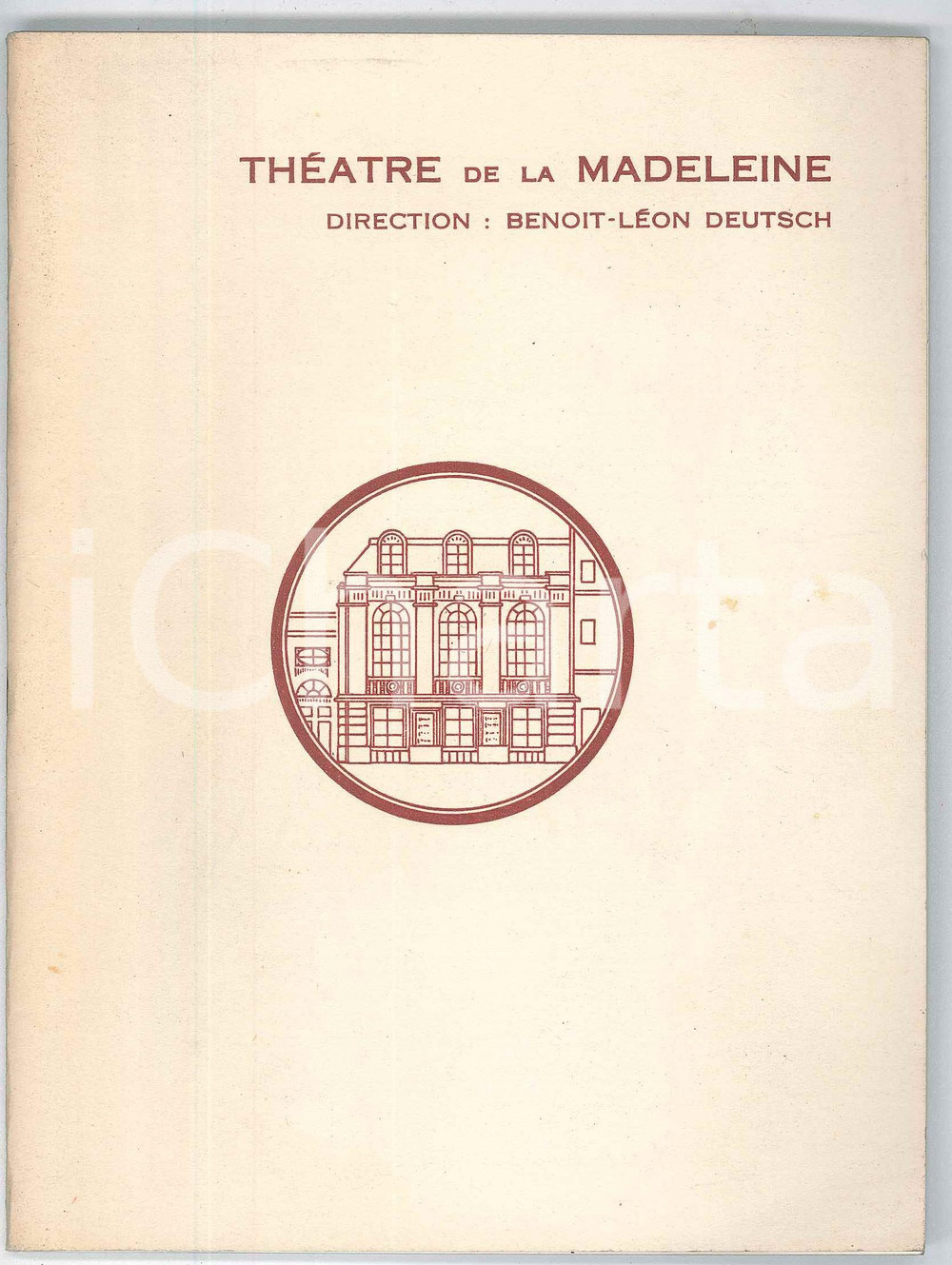 1960 PARIS Théâtre de la Madeleine - Comédies d'André ROUSSIN - Programme Pubblicazione d'epoca, contenente il programma per gli spettacoli "Une femme qui dit la v&eacute;rit&eacute;" e "Les glorieuses".Ricco di pubblicit&agrave; e illustrato b/n.PAGINE: 48  FAIR/discreto buone condizioni interne, ma piegature in copertina Formato: 12x17 cm originale e autentica 1