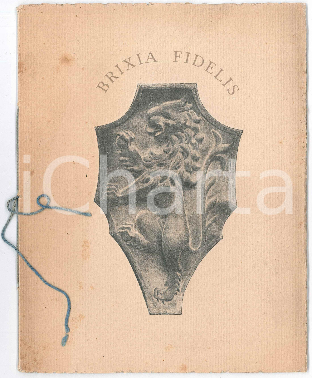 1941 BRESCIA - Ditta Gio. Dom. SILVA - Pubblicazione con calendario *ILLUSTRATA Pubblicazione d'epoca, con copertina in cartoncino e passamaneria originale.PAGINE: 32 FAIR/discreto lievi macchie e ingiallimenti Formato: 18x22 cm originale e autentica 1