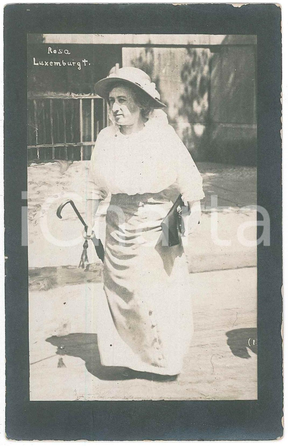 1919 BERLIN - SPARTACIST UPRISING - Rosa Luxemburg - Postcard Cartolina postale d'epoca, non viaggiata.CONDIZIONI: GFORMATO: 9x14 cm    originale e autentica 1