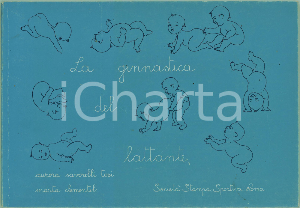 1982 Aurora SAVORELLI TOSI Marta CLEMENTEL La ginnastica del lattante Brossura editoriale; illustrazioni in bianco e nero e disegni di Silvia Pompei. EDITORE: Societ&agrave; Stampa Sportiva - RomaPAGINE: 77 FAIR/discreto lievi segni d'uso in copertina e piccole macchie, piegatura in quarta di copertina Formato: 24x17 cm originale e autentica 1