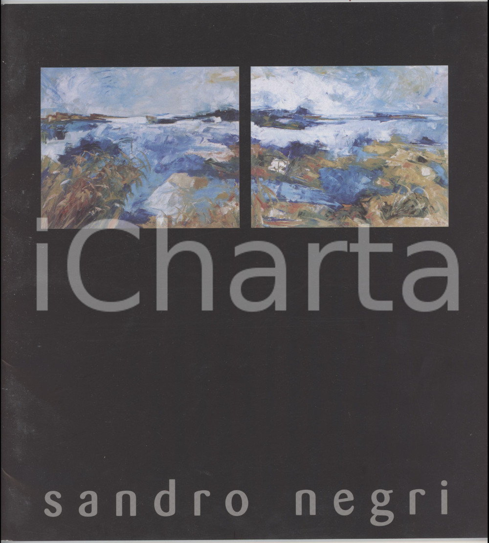 2003 MONTANARA DI CURTATONE (MN) - Sandro Negri. Acque d'a-mare - Catalogo TITOLO: "Spazio Sandro Negri Acque d'a-mare. 25 aprile 1995 - 25 aprile 2003. Otto anni di attivit&agrave; artistica a palazzo. "Testo di Silvia Pegoraro.Catalogo dello "Spazio Sandro Negri" allestito a Montanara di Curtatone (MN) presso il Palazzo Cavalcab&ograve;.Pubblicazione spillata; illustrazioni a colori. FAIR/discreto buone condizioni interne, ma lievi piegature in copertina Formato: 22x24 cm originale e autentica 1