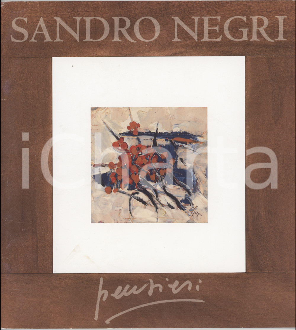 2003 MANTOVA Galleria Arianna Sartori - Sandro Negri. Pensieri - Catalogo Mostra Catalogo della Mostra allestita a Mantova presso la Galleria d'Arte Arianna Sartori dal 7 al 20 novembre 2003.Testo di Maria Gabriella Savoia.Pubblicazione spillata; illustrazioni a colori.EDITORE: Arianna Sartori Arte - Modena. FAIR/discreto buone condizioni interne, ma lievi piegature in copertina Formato: 22x24 cm originale e autentica 1