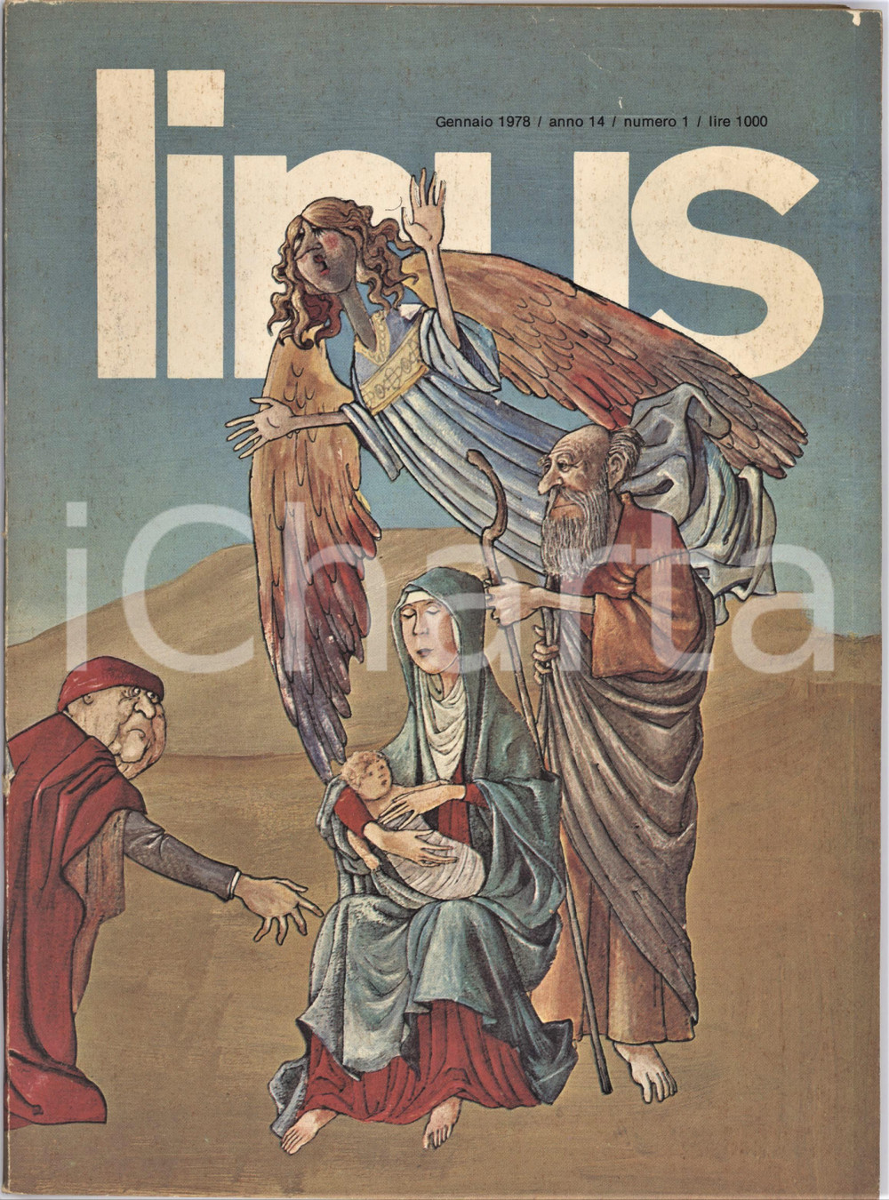 1978 LINUS Il 48 di CHIAPPORI - Anthropology di CREPAX - Rivista FUMETTI Rivista originale d'epoca, illustrata.Anno XIV n. 1.PAGINE: 106 FAIR/discreto strappo al dorso; lieve abrasione e piegatura in copertina Formato: 19x26 cm originale e autentica 1