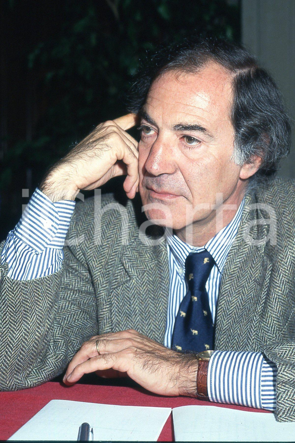 35mm vintage slide* 1993 MILANO Salvatore VECA ritratto a convegno Politeia (4)  Diapositiva d'epoca, in formato 35 mm.CONDIZIONI: GOODDiapositiva realizzata durante il convegno internazionale sul tema "Etica pubblica, Mercato, Istituzioni".Nella diapositiva ICharta mette in vendita, sul negozio eBay e in esclusiva sul sito "icharta" il proprio archivio composto da numerose diapositive e negativi fotografici d'epoca, tutti originali e autentici, che attraversano la storia del costume italiano tra gli la fine degli anni Sessanta e Novanta.Si tratta di uno sguardo inedito sull'attualit&agrave;, la politica, la vita quotidiana, il gossip e la cultura, che fotografa il cambiamento della nazione in quest'ultimo scorcio del XX secolo. Un'occasione unica per il mercato del collezionismo, che vede finalmente disponibile un archivio eccezionale per vastit&agrave;, tematiche e condizioni, in un settore (il negativo fotografico e la diapositiva) di assoluta novit&agrave; e dalle interessanti prospettive di investimento. GOOD/buono   originale e autentica 1