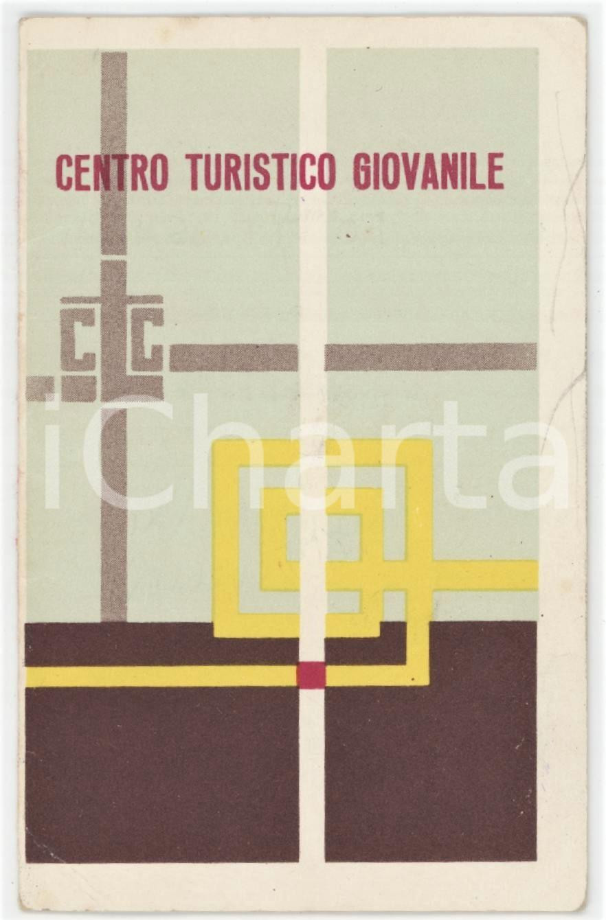 1964 SIENA - FONTE GAIA Centro turistico giovanile - Tessera 7x11 cm