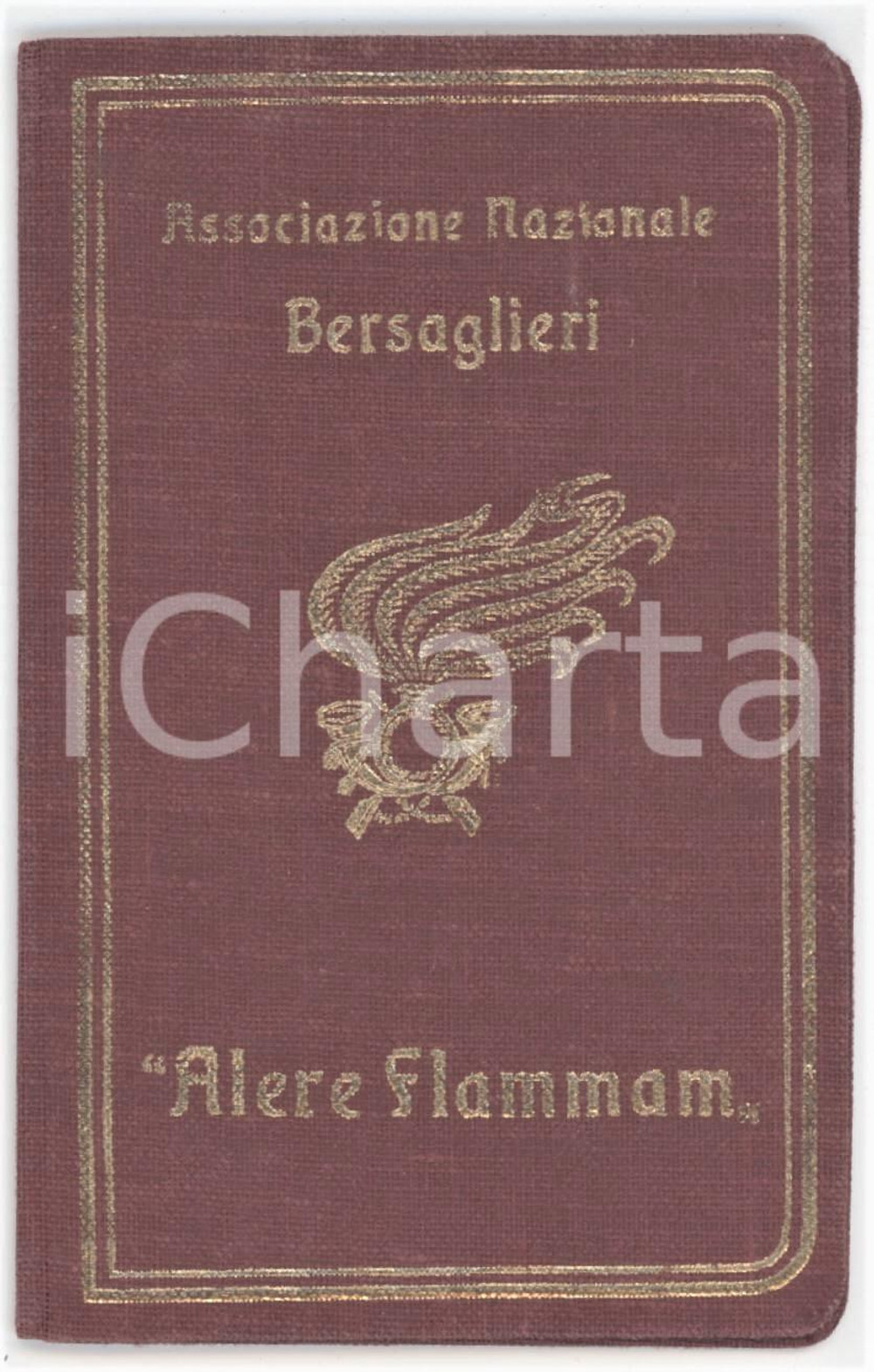 1963 CATANIA Associazione Nazionale Bersaglieri - Tessera 6x10 cm